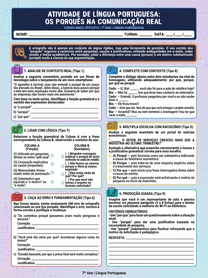 Os porquês na comunicação real
