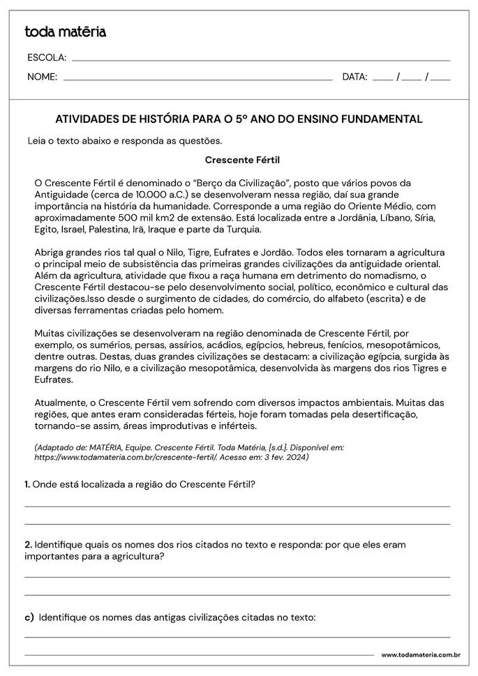 Atividade da internet